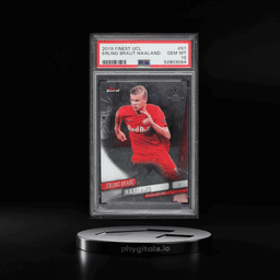 2019 Finest UEFA Champions League Erling Haaland ROOKIE #91 PSA 10 GEM MINT