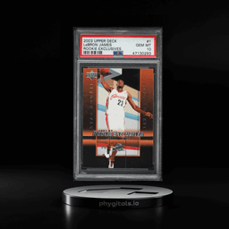 2003 Upper Deck Exclusives LeBron James ROOKIE #1 PSA 10 GEM MINT