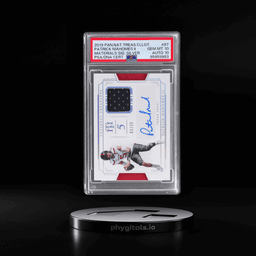 2019 National Treasures Collegiate Material Signature Silver Patrick Mahomes II #87 3/25 PSA 10