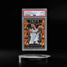 2023 Panini Select Mezzanine Level Orange Tectonic Victor Wembanyama #311 PSA 10