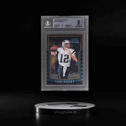 2000 Bowman Chrome Tom Brady #236 BGS 8