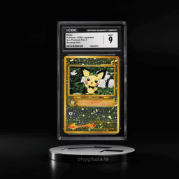 2000 Pokemon Japanese Neo Premium File 2 Reverse Holo Pichu #172 CGC 9 MINT