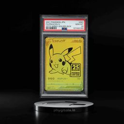 2021 Pokemon Japanese SWSH 25th Anniv. Promo Golden Full Art Pikachu V #1 PSA 10