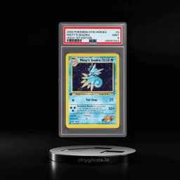 2000 Pokemon Gym Heroes 1st Edition Holo Misty's Seadra #9 PSA 9