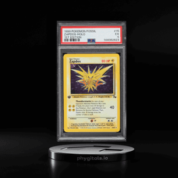 1999 Pokemon Fossil 1st Edition Holo Zapdos #15 PSA 5 EX