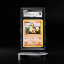 1999 Pokemon Base Set Shadowless 1st Edition Growlithe #28 CGC 8 NM-MT