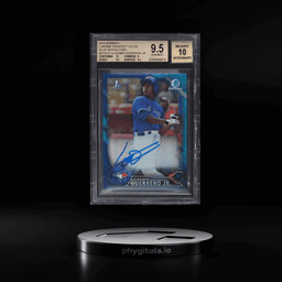 2016 Bowman Chrome Blue Refractor Vladimir Guerrero Jr. ROOKIE AUTO /150 BGS 9.5
