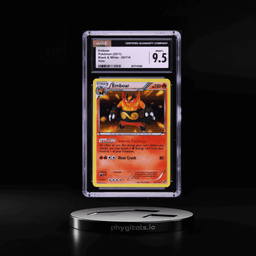 2011 Pokemon Black & White Holo Emboar #20 CGC 9.5 MINT+