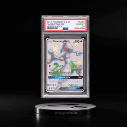 2019 Pokemon Sun & Moon Hidden Fates Full Art Shiny Mewtwo GX #SV59 PSA 10 GEM MINT