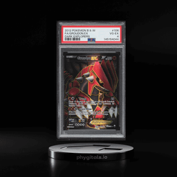 2012 Pokemon Black & White Dark Explorers Full Art Groudon EX #106 PSA 4 VGEX