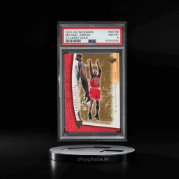 2001 Upper Deck MJ's Back 23 Karat Gold Michael Jordan /23 #MJ-90 PSA 8 NM-MT