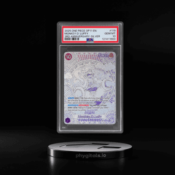 2025 One Piece A Fist of Divine Speed 3rd Anniversary Special Alternate Art Silver Monkey D. Luffy #OP05-119 PSA 10