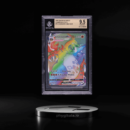 2020 Pokemon Sword & Shield Champions Path Rainbow Rare Charizard VMAX #74 BGS 9.5 GEM MINT