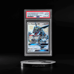 2018 Pokemon Sun and Moon Promo '19 Yellow A Hidden Fates Premium Collection Rayquaza Gx #177A PSA 8