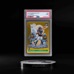 2023 Donruss Optic Downtown Gold CJ Stroud #D-2 9/10 PSA 9