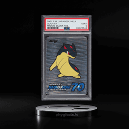 2001 Pokemon Japanese Meiji Promo Silver Foil Quilava PSA 9 MINT