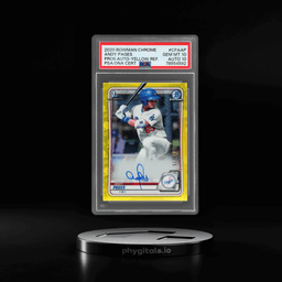 2020 Bowman Chrome Prospect Autograph Yellow Refractor Andy Pages #CPAAP 60/75 PSA 10