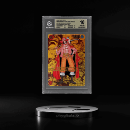 2024 One Piece Emperors In New World Gold Manga Alternate Art Gol D Roger #OP09-118 BGS 10