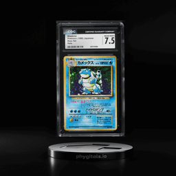 1996 Pokemon Japanese Base Set Holo Blastoise #9 CGC 7.5 NRMT+