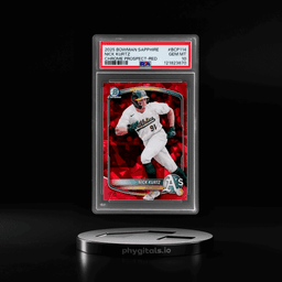 2025 Bowman Chrome Sapphire Prospect Red Nick Kurtz #BCP114 4/5 PSA 10