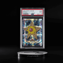 2000 TOPPS CHROME POKEMON T.V. TEKNO #120 STARYU PSA 9