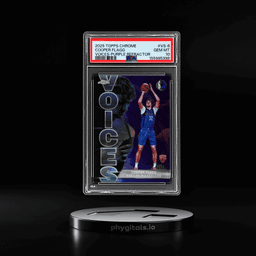 2025 Topps Chrome Voices Purple Refractor Cooper Flagg #VS-6 42/75 PSA 10