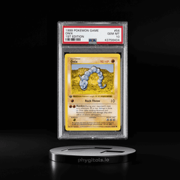 1999 POKEMON BASE SET 1ST EDITION #56 ONIX PSA 10