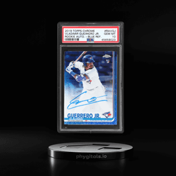2019 Topps Chrome Rookie Autograph Blue Refractor Vladimir Guerrero Jr. #RAVGJ 141/150 PSA 10