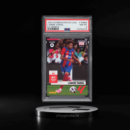 2023 Panini Megacracks LaLiga EA Sports Lamine Yamal ROOKIE #108BIS PSA 8 NM-MT