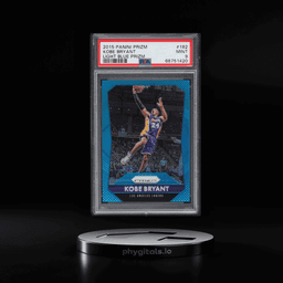 2015 Panini Prizm Light Blue Kobe Bryant /199 #182 PSA 9 MINT