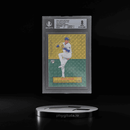 2025 Topps Archives '64 Stand Ups Foilfractor Roki Sasaki #64SU2 1/1 BGS 8