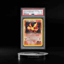 2000 Pokemon Gym Heroes Holo Rocket's Moltres #12 PSA 8 NM-MT