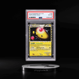2010 Pokemon HeartGold & SoulSilver Holo Prime Ampharos #105 PSA 6 EXMT