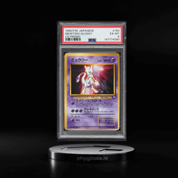 1999 Pokemon Japanese CD Promo Glossy Mewtwo #150 PSA 6 EXMT