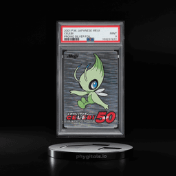 2001 Pokemon Japanese Meiji Promo Silver Foil Celebi PSA 9 MINT