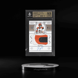 2020 National Treasures Crossover Rookie Patch Autograph Joe Burrow #CRS-JB 30/99 BGS 9.5