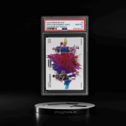 2024 Panini Prizm Black Color Blast Duals Giannis Antetokounmpo/Nikola Jokic #3 PSA 10