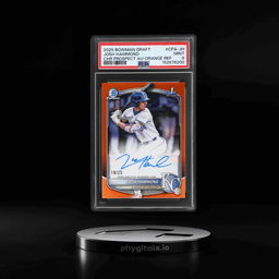 2025 Bowman Draft Chrome Autograph Orange Refractor Josh Hammond #CPA-JH 19/25 PSA 9