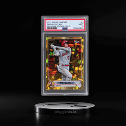 2022 Topps Chrome Sapphire Gold Shohei Ohtani #1 34/50 PSA 9