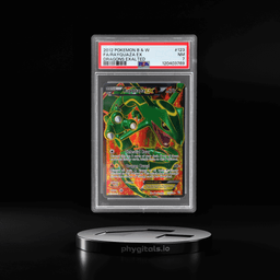 2012 Pokemon Black and White Dragons Exalted Rayquaza Ex #123 PSA 7