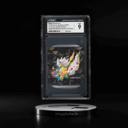 2025 Pokemon Japanese Online Promo Stickers Mega Evolution Found! Mega Ampharos CGC 9 MINT