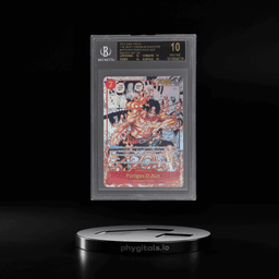 2024 One Piece the Best Premium Booster Manga Alternate Art Portgas D. Ace #OP02-013 BGS BL