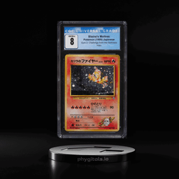 1999 Pokemon Japanese Gym 2 Holo Blaine's Moltres #146 CGC 8 NM-MT