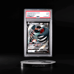 2020 POKEMON SWORD & SHIELD REBEL CLASH #136 COPPERAJAH V PSA 9