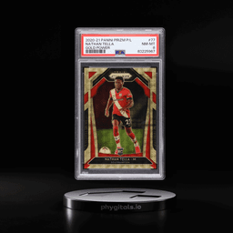 2020 Panini Prizm Premier League Gold Power Nathan Tella ROOKIE /5 #77 PSA 8