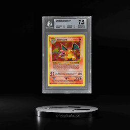 1999 Pokemon Base Set Shadowless Holo Charizard #4 BGS 7.5