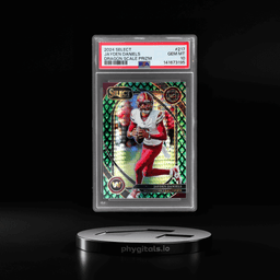 2024 Panini Select Club Level Dragon Scale Prizm Jayden Daniels #217 56/81 PSA 10