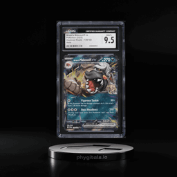 2025 Pokemon Scarlet & Violet Destined Rivals Holo Arven's Mabosstiff ex #139 CGC 9.5 MINT+