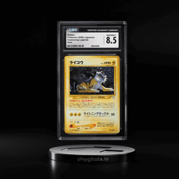 2000 Pokemon Japanese Neo 3 Holo Raikou #243 CGC 8.5 NM-MT+