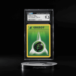 2000 Pokemon Gym Heroes Grass Energy #129 CGC 9.5 MINT+
